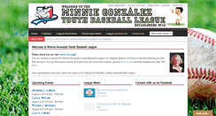Desktop Screenshot of minniegonzalezlittleleague.org
